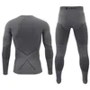 Sous-vêtement thermique sans couture pour hommes, Long cyclisme, fonction respirante, ensembles tactiques pour hommes, entraînement en plein air, Thermo serré