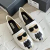 Sapatos de vestido de luxo karl lagerfield mulher designer sapato baixo top alpercatas pescador slide mulheres moda casual flap sapato tecido lona tênis DHgate atacado