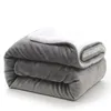 Large Sherpa Fleece Blanket Double Thick Soft Warm Bed Sofa Throw Blanket Double King Size Winter Warm Blanket 240113