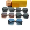 Nouvelles lunettes de créateur de mode Top Look Luxe Tendance Lunettes de soleil rectangulaires pour femmes Hommes Vintage Carré Nuances Cadre épais Nude Sunnies Lunettes de soleil unisexe ETDUJTDJD