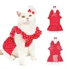 Dog Apparel Beautiful Cat Skirt Washable Pet Dress Adorable Lovely Summer Small Princess Cosplay Costume