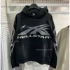 Дизайнер Hellstar Hoodie Mens Womens Train Trade Pant Sweet Antsuit Sweet Cuit Red White Blue Hellstars с длинными рукавами.