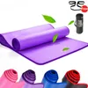 Estera de yoga antideslizante de 10 mm, 183 cm, 61 cm, esteras de gimnasio NBR engrosadas, almohadillas de Pilates para deportes en interiores, 240113