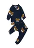 Kleidungs-Sets, 2-teilig, geborenes Kleinkind-Baby, kleiner Bär, T-Shirt, lange Hosen, Leggings, Kleidung, Outfit-Set 7239313
