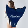 Taschen Meerjungfrau Flosse Tasche Weibliche Erwachsene Tauchen Schwimmen Einzelne Flosse Meerjungfrau Schwanz Leinwand Tasche Kostenlose Ausbildung Tauchausrüstung