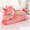 Trucs de luxe Animal Hy Wy P Jouet Arc-en-ciel Poney Poupée Tissu Oreiller Peluche Licorne Cadeau De Noël Pour Livraison Directe Dhfht