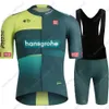 Boraful Hansgrohe Team Cycling Jersey Set Slovenia Clothing Road Stirts Suit Bicycle Bib Shorts Mtb Wear 240113