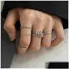 Dingle ljuskrona dingle ljuskronor ringer koreansk stil älskare massiv ring för man kvinnor kvinnor eleganta smycken valentiner dag gåva 2021 tr dhsd1