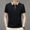 Men's Polos Polo T Shirt For Men Clothes Summer Short Sleeve Mens Tshirts 2024 Fashion Casual T-shirt Loose Top Camisetas De Hombre LM