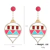 Dangle Earrings Christmas Tree Alloy Zircon Exaggerated Original Design Female Fashion Party Personalized Jewelry For Women