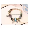 Charm Bracelets Mixed Colors Fashion 925 Sterling Sier Daisies European Beads Fits Style Charms Bracelet Drop Delivery Jewelry Dhovr