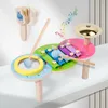 Kinder Holz Montessori Musical Spielzeug Schlaginstrument Klavier Lernen Säuglings Sensorische Bildung Kinder 240112