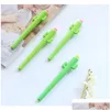 Canetas esferográficas atacado 1 pcs novo bonito criativo kawaii cactus gel caneta succent plantas papelaria crianças presente sc jlltud gota entrega offi ot4vf