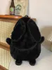 Sacos de escola coreano bonito pequena mochila dos desenhos animados de pelúcia meninas mochila mulheres animais fofos um ombro bolsa estudante rosa mochila