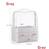 Storage Boxes 1/2 Tier Makeup Organizer Large Capacity Cosmetic Box Desktop Jewelry Nail Der Container For Drop Delivery Dhzvs