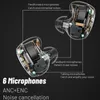 Наушники FiiTii от Mifo HiFiPods Multi Driver True Wireless Earbuds Наушники Bluetooth 5.2 с активным шумоподавлением Наушники APTX с 6 микрофонами