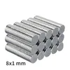 100~1200PCS 8x1mm Powerful Strong Magnetic Magnet 8mmx1mm Permanent Neodymium Magnet disc 8x1mm Fridge Small Round Magnet 8*1 mm 240113