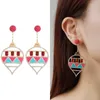 Dangle Earrings Christmas Tree Alloy Zircon Exaggerated Original Design Female Fashion Party Personalized Jewelry For Women