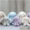 Animaux en peluche en peluche lapin de Pâques oreille de lapin P jouet doux en peluche poupée jouets 30 cm 40 cm dessin animé livraison directe jouets cadeaux en peluche Dhx7A