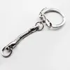 30PCS 6x2.3CM Metal Snake Chains Key Rings Chain Buckle For DIY Jewelry Making Accessories Special Keychain Parts Wholesale 240112