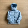 UK origineel Trapstar ijsblauw klassiek heren donsjack Afneembare geborduurde jas van topkwaliteit