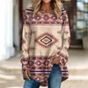여자 T 셔츠 스웨터 스웨터 가을 오 목이 긴 소매 티셔츠 여성용 모방면 스웨터 셔츠 빈티지를위한 간단한 스트라이프 인쇄 셔츠