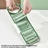 6 In 1 Stainless Steel Multifunctional Safe Fruit Vegetable Slicer Cutter Shredders Carrot Grater Potato Peeler Chopper Kitchen 240113