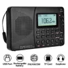 Acessórios K603 Rádio Banda Completa Bluetooth Fm Am Sw Rádios de Bolso Portáteis Mp3 Digital Rec Recorder Suporte Micro Sd Tf Card Sleep Timer