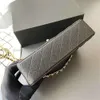 10A Women Wallet Black Handbag Caviar Gold Chain Classic Flap 25cm Counter Bag Bags Pags Satchel