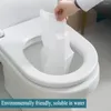 Couvertures de siège de toilette Packs Papier jetable Camping Loo WC - Couvre à l'épreuve pour la salle de bain de voyage / camping