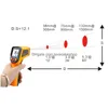 Strumenti di temperatura Termometro laser digitale a infrarossi senza contatto all'ingrosso Strumenti di temperatura -50-400 °C Pirometro Ir Point Dhok7