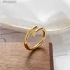 Love Ring High Quality Designer Nail Fashion Jewelry Men Wedding Promise Rings for Women Anniversary Gift KVOS