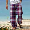 Pantalons pour hommes Pantalons d'été Plage Cordon de serrage Taille élastique Impression 3D Stripe Graphic Hommes Sports Sock Boy