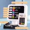 Kid Play House Game Kitchen Fast Food Restaurant Burger Fries Dessert Coffee Machine Cashier Set Mini Education Rolle Toys 240112