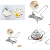 Andra köksverktyg 50set 2 st/set rostfritt stål deg pressare dumpling mögel maker wraper cutter pie dumplings bakverk droppleverans dhxm0