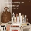 Sacos cosméticos Maillard Makeup Bag Grande capacidade portátil 2024 armazenamento de escova de toalete de viagem