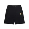 Designer Com Des Garcons PLAY CDG Black Shorts Black Heart Unisex Japan Pants Best Quality EURO size