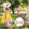 Andere feestelijke feestartikelen Paasfeest Brilmontuur Chick Egg Bunny Happy Po Props Booth Glass Kids And Adts Spring Drop Deliver Dhvjf