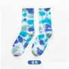 Shoe Parts & Accessories Tie-Dye Long Socks Men Women Fashion Hip-Hop Skateboard Harajuku Sports High-Quality Cotton Couple High Drop Dhzcl