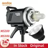 Akcesoria Godox MS200 200W lub MS300 300W 2.4G Wbudowany bezprzewodowy odbiornik Lekki kompaktowy i trwały Bowens Mount Studio Flash