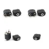 Computerkabels Connectors S 5 stuks 3,5 mm stereo 3,5 jack socket vrouwelijk naar 2 Av Rca plug mannelijk O uitbreiding adapter adapter verguld Dr Otb2Q