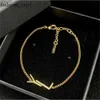 YSL Luxury Designer YSLS Gioielli borsetta a ciondoli collane per matrimoni Braccialetti di gioielli marca di gioielleria Simple Lettere Donne Ornamenti Oro collana Gold YSLSS BB