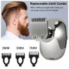 Men Grooming Kit Electric Razor USB Rechargeable 5 in 1 7D Rotating Head Razors Dry and Wet Floating Shaver 240112