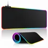 Tapis de souris RGB lumineux noir pur, épais, chiffré, grand, antidérapant, cool, électronique, sport, jeu, bureau, 240113