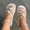 Sandalias Mujer Verano Sexy Punta Abierta Suela Gruesa Zapatillas Antideslizantes Moda Boca Baja Cómoda Fiesta De Boda Damas