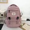 Torby szkolne Wodoodporne nylonowe kobiety plecak koreańsko japońska moda studenci Schoolbag Multilayer prosta torba podróżna