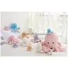 Stuffed Animals Hy Wy P Toy Octopus Animal Stuff Pillow Christmas Gift Squid Doll For Kids Peluche Drop Delivery Dheha