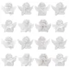 Opslagflessen 30 stuks hars ambachten doe-het-zelf accessoires engel miniaturen telefoonhoes decors barok kit wit beeldje