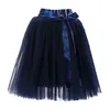 Rokken Feestjurken Vrouwen Zomer Vintage Tule Rok Volwassen Fancy Ballet Dancewear Kostuum Baljurk Mini 3 Layer Prinses