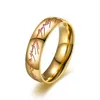 2024 New Age Jewelry Designer Band Titanium Steel Glow Lord of the Rings with No Gender Personality Trendy Handicraft